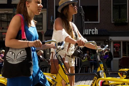 Amsterdam Bike Rental Yellow Bike