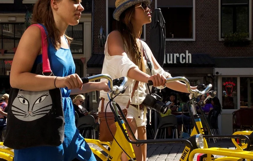 Amsterdam Bike Rental Yellow Bike