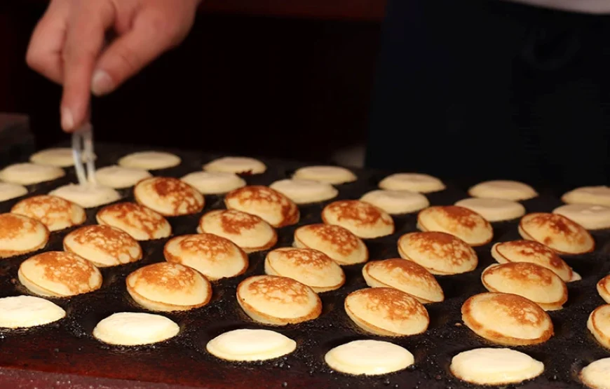 Dutch mini-pancake tasting