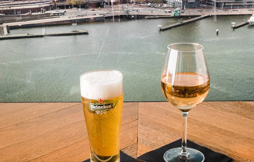 A’DAM LOOKOUT with drinks