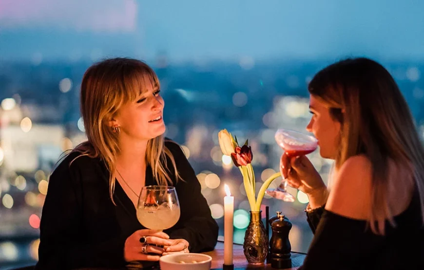 A’DAM LOOKOUT with drinks