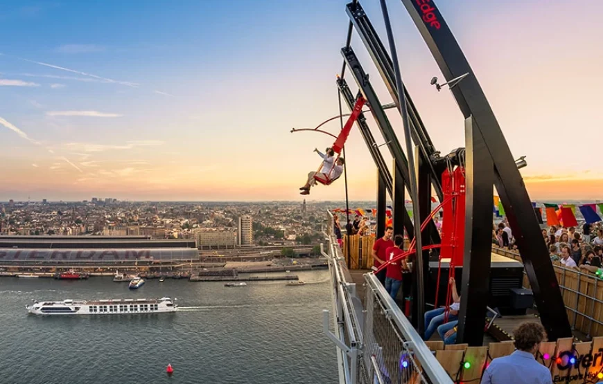 A’DAM LOOKOUT with drinks