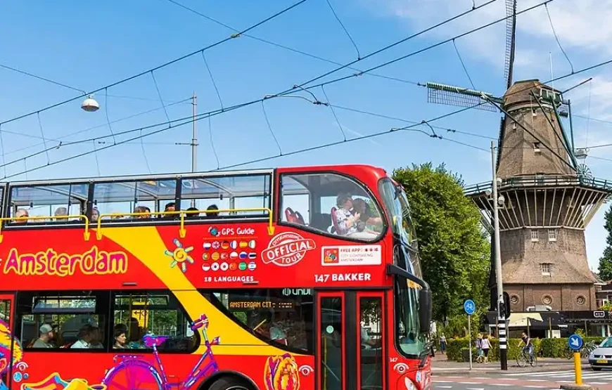 City Sightseeing Amsterdam Hop-on Hop-off bus 24 hours