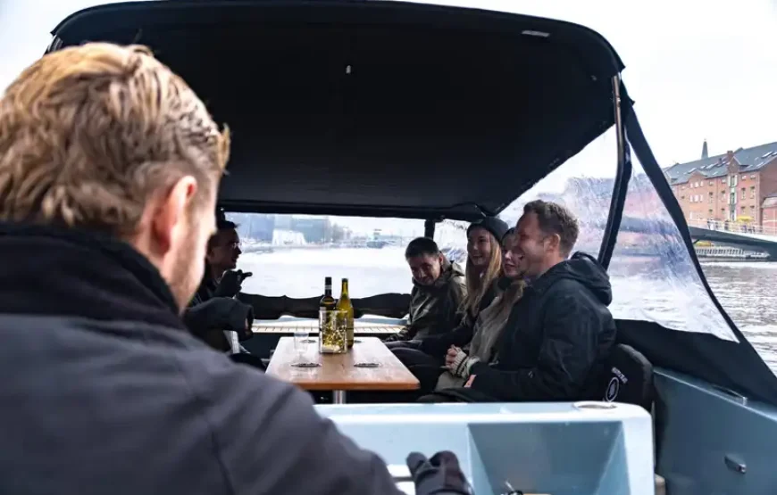 RED Sightseeing bus 24h + 1-hour GoBoat Guided Harbor Boat Tour