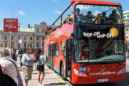 RED Sightseeing Stockholm Hop-on Hop-off bus + boat 72 hours