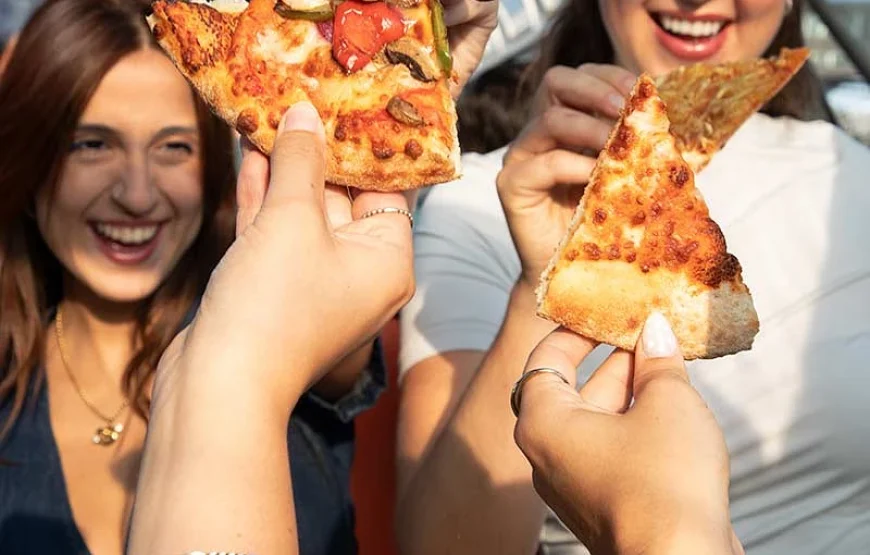 New York Pizza by LOVERS Canal Cruise in Amsterdam